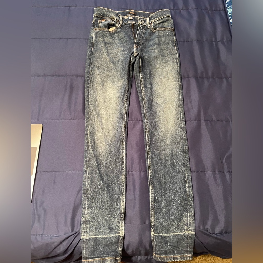 Polo by Ralph Lauren Women's Distressed Blue Skinny Jeans